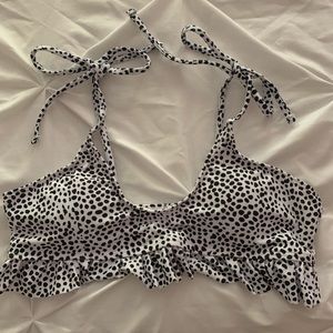 Dalmatian Print bikini top. BRAND NEW!